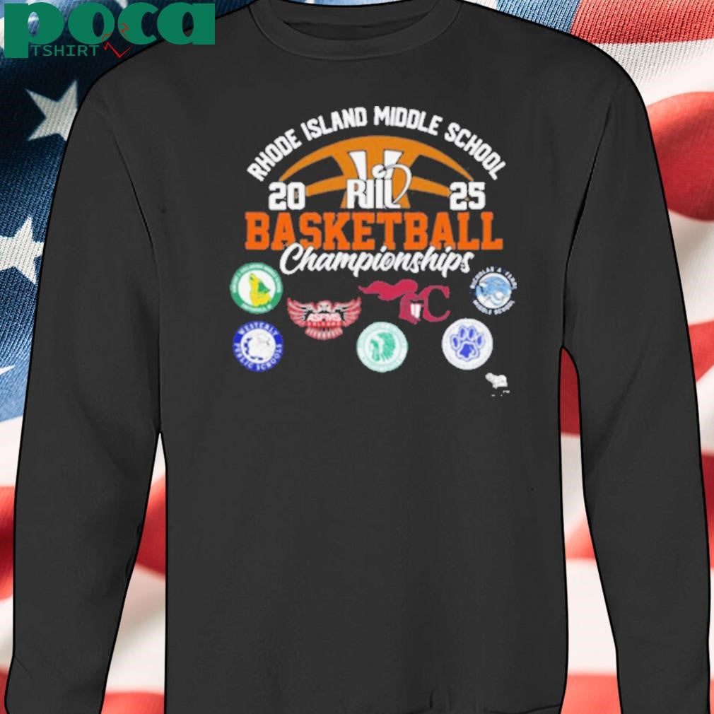 Authorized Rhode Island Middle School 2025 RIIL Basketball MS Championships Shirt