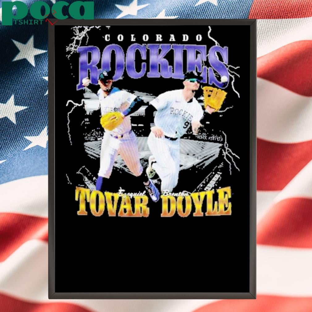 Authorized Rockies Brenton Doyle Ezequiel Tovar Gold Glove T Shirt