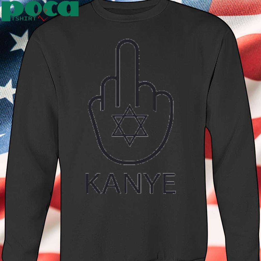 Authorized Scarlett Johansson, Jerry Seinfeld, Adam Sandler, Steven Spielberg Wearing Middle Finger Kanye Shirt