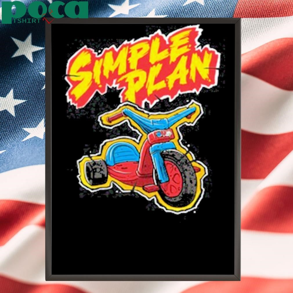 Authorized Simple Plan Big Wheel Shirt