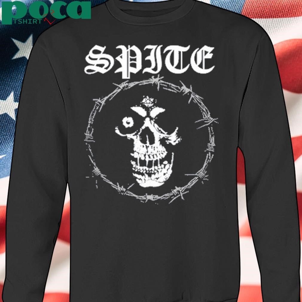 Authorized Spite Barbed Skull Pain Is A Place On Earth shirt
