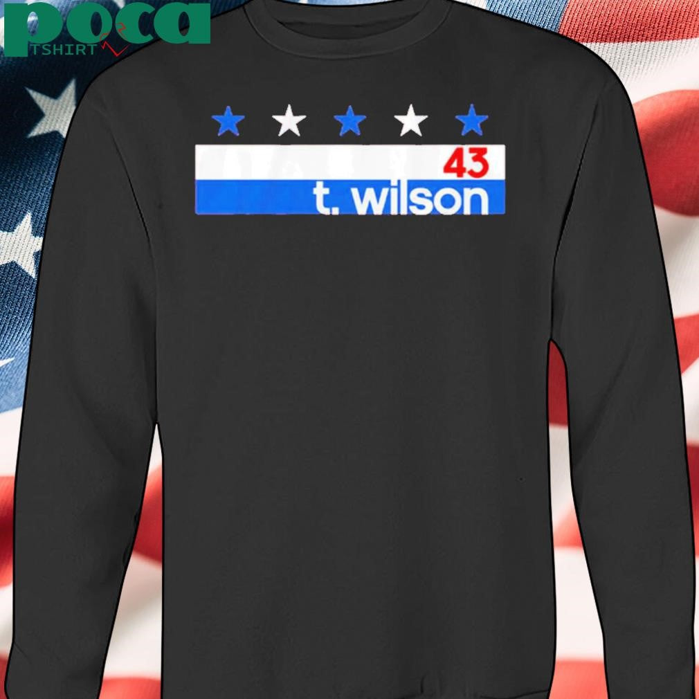 Authorized TOM WILSON NAME NUMBER STRIPE T-SHIRT