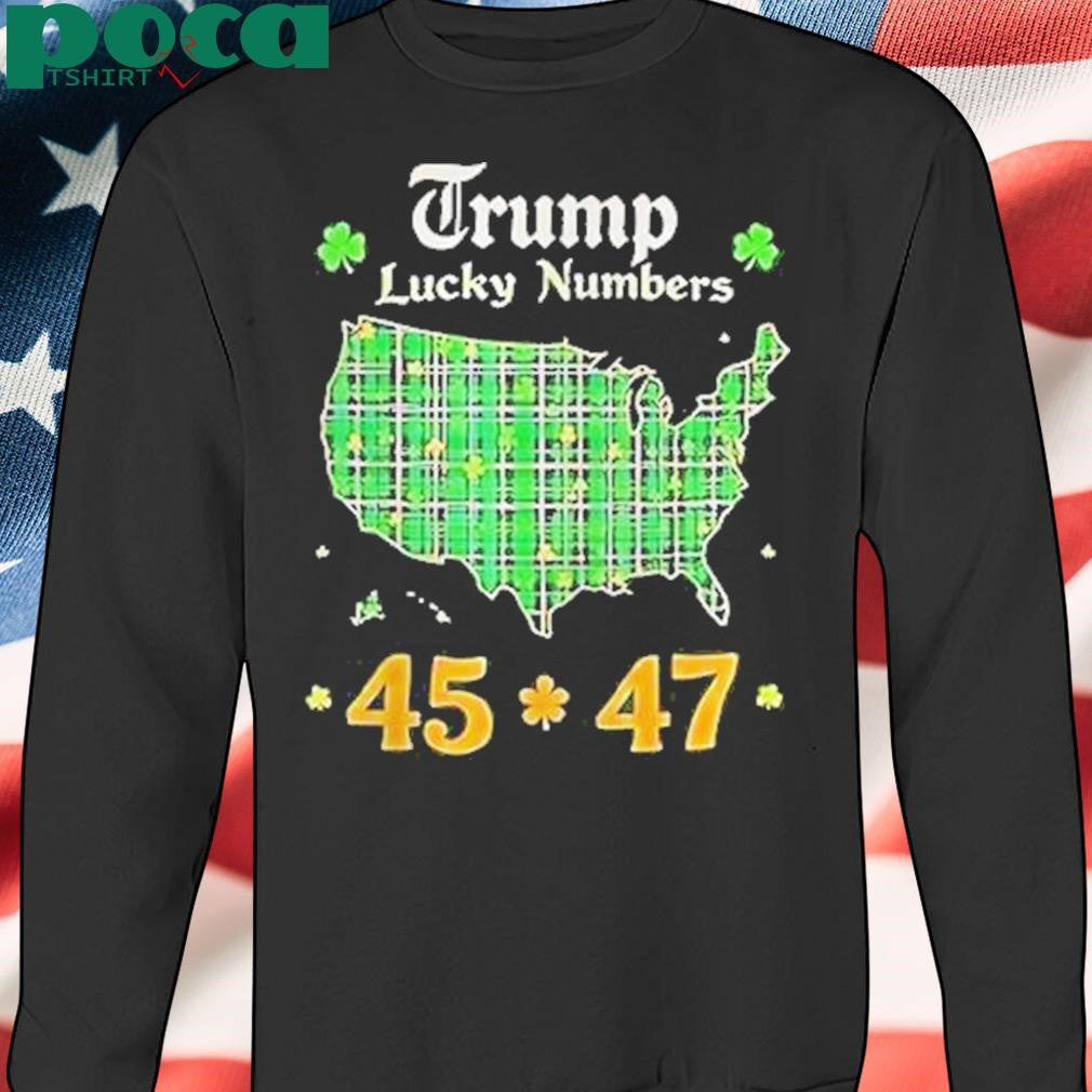 Authorized Trump Lucky Numbers 45 47 Shirt