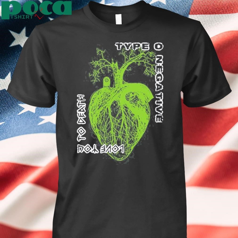 Authorized Type O Negative Heart You To Death Shirt