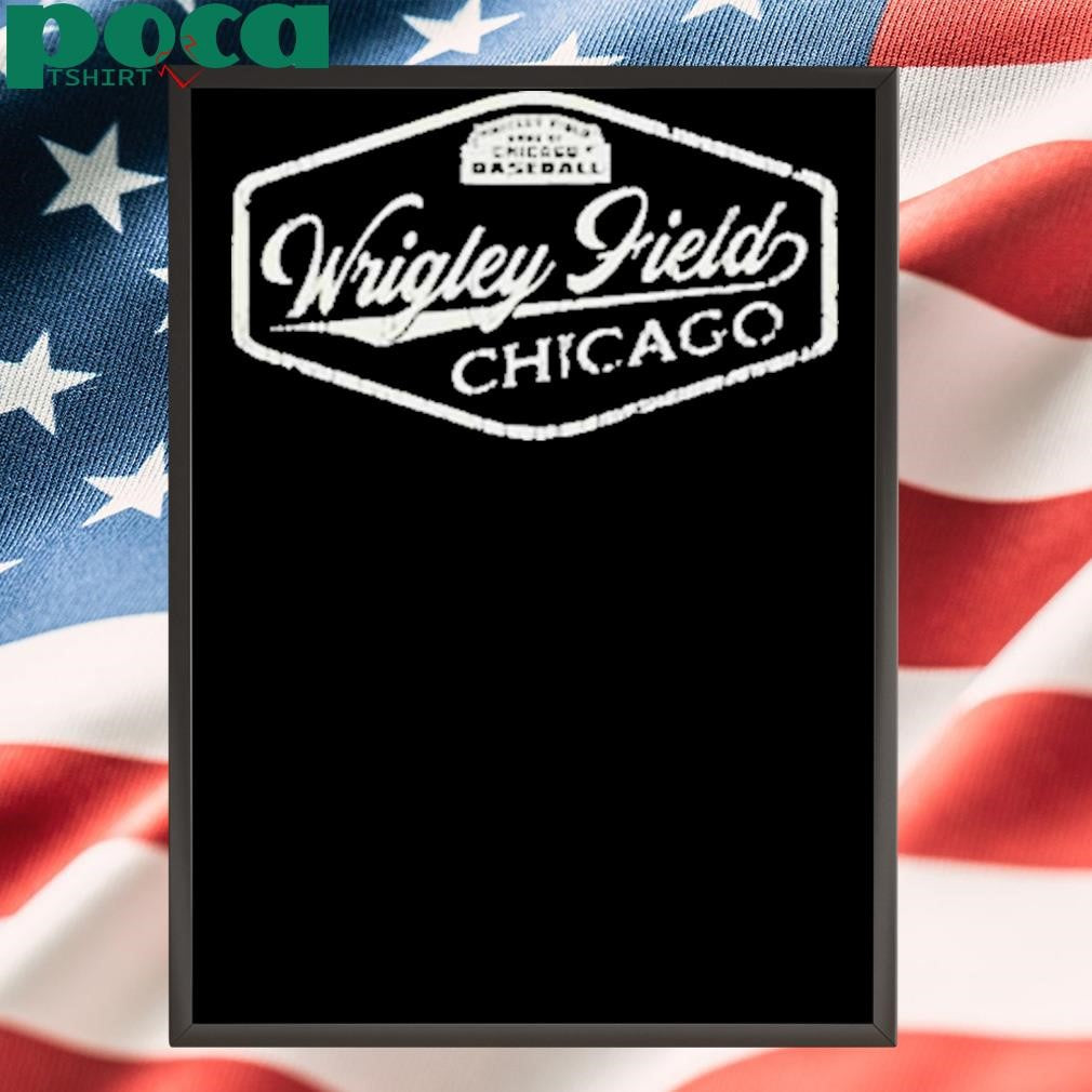 Authorized Vintage Wrigley Field 2025 Chicago Baseball T-Shirt