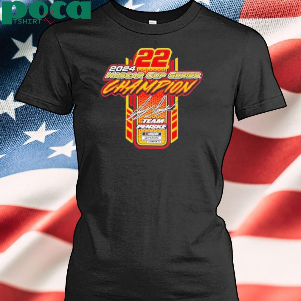 Authorized Women’s Team Penske Black Joey Logano 2024 NASCAR Cup Series Champion Lifestyle shirt