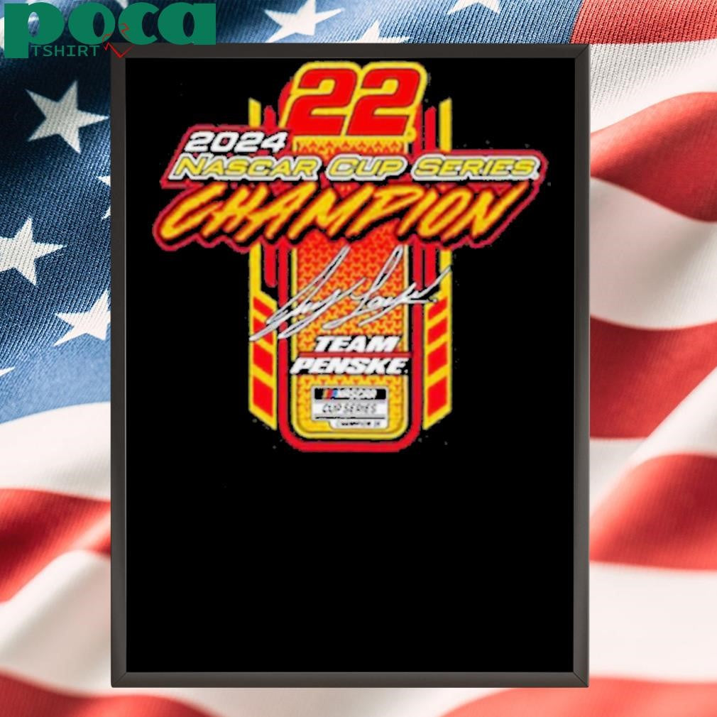 Authorized Women’s Team Penske Black Joey Logano 2024 NASCAR Cup Series Champion Lifestyle shirt
