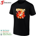 Autism Skeleton With Guns shirt