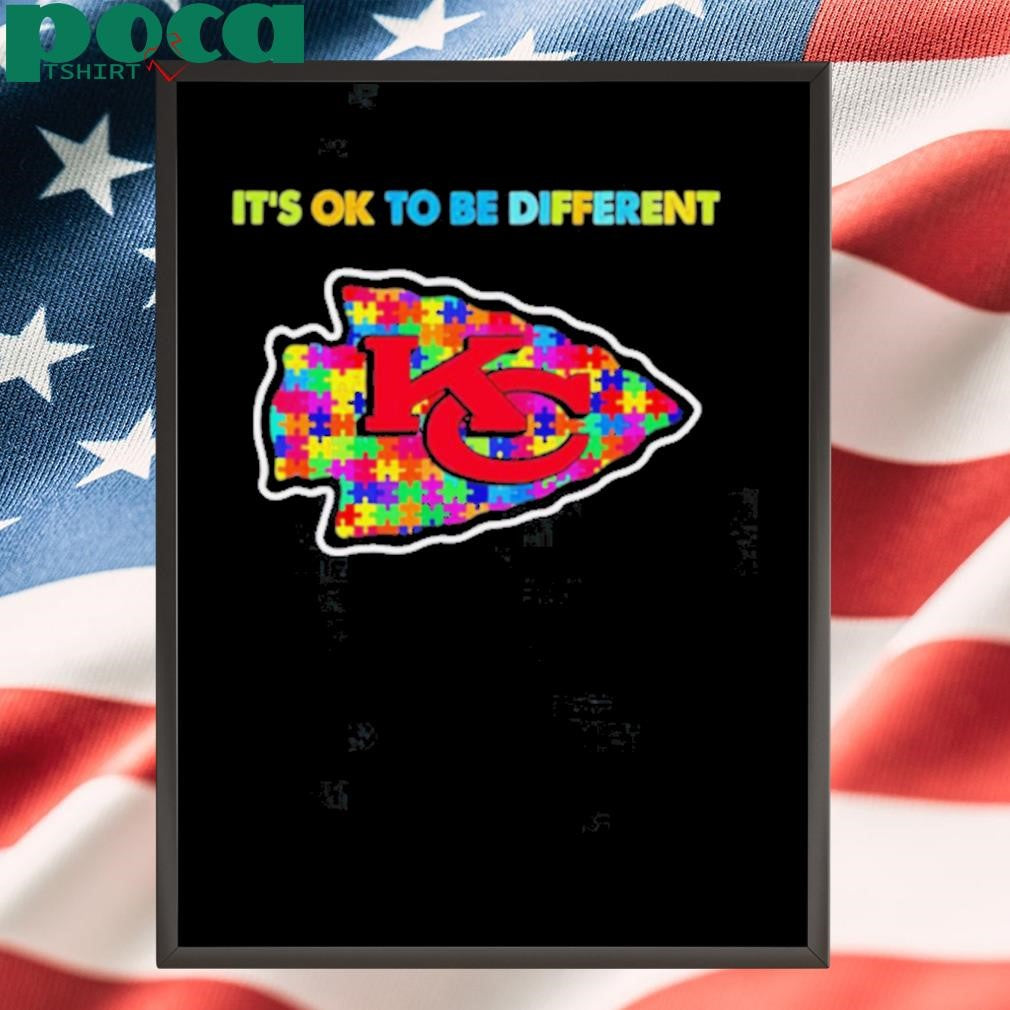 Autism it’s ok to be different Kansas City Chiefs shirt