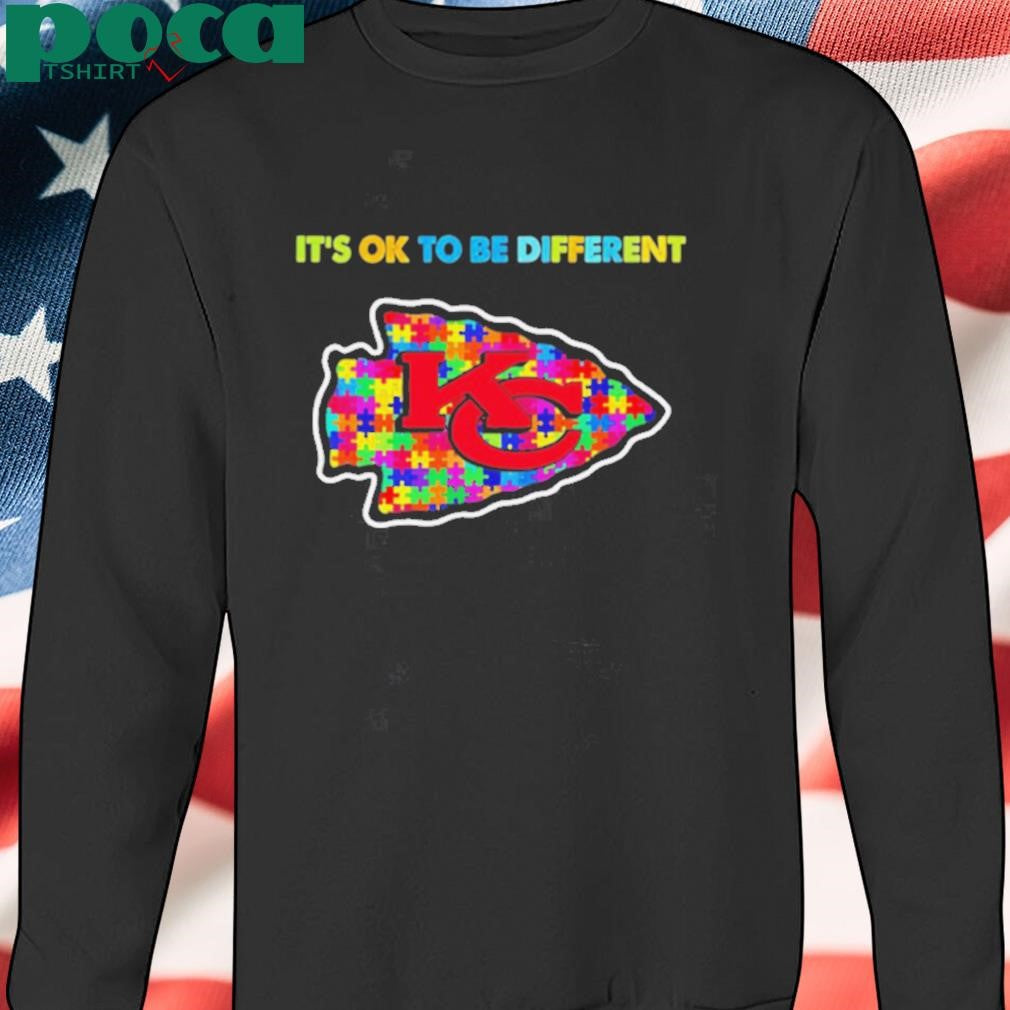 Autism it’s ok to be different Kansas City Chiefs shirt