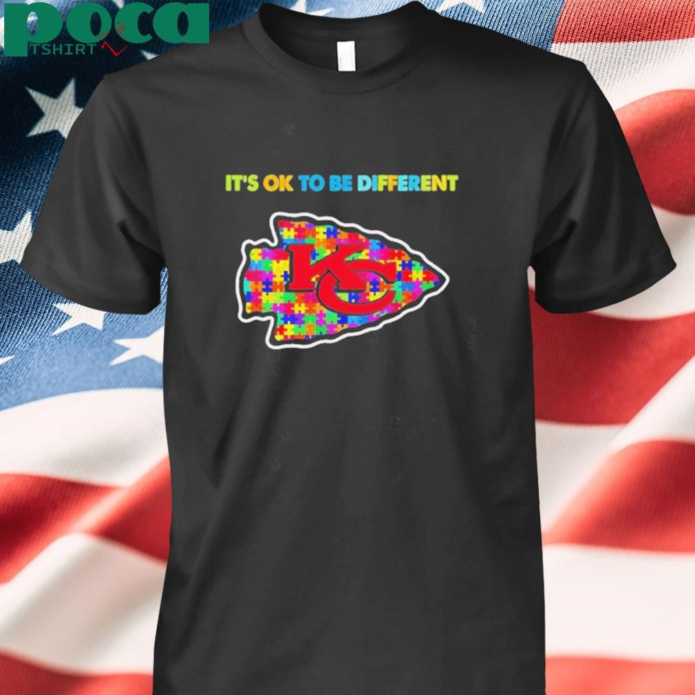Autism it’s ok to be different Kansas City Chiefs shirt