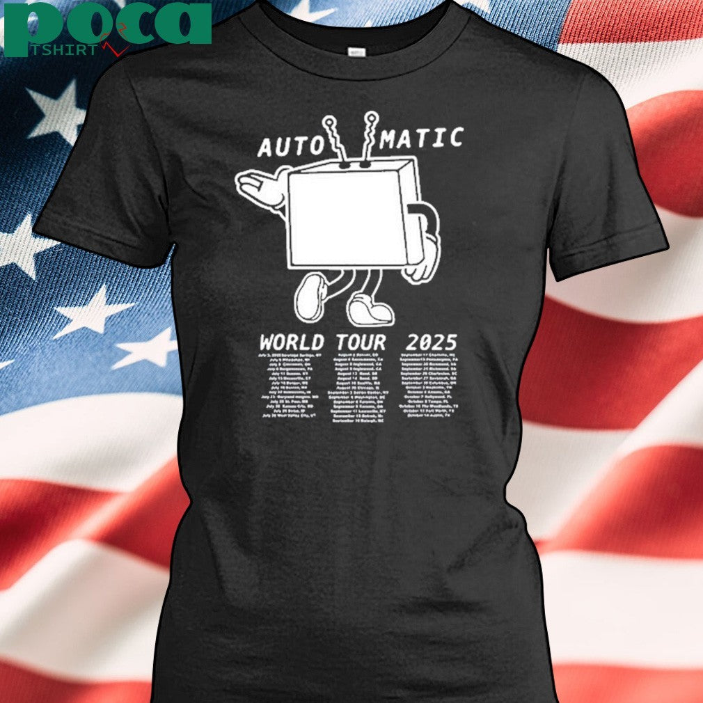 Automatic World Tour 2025 The Lumineers Shirt