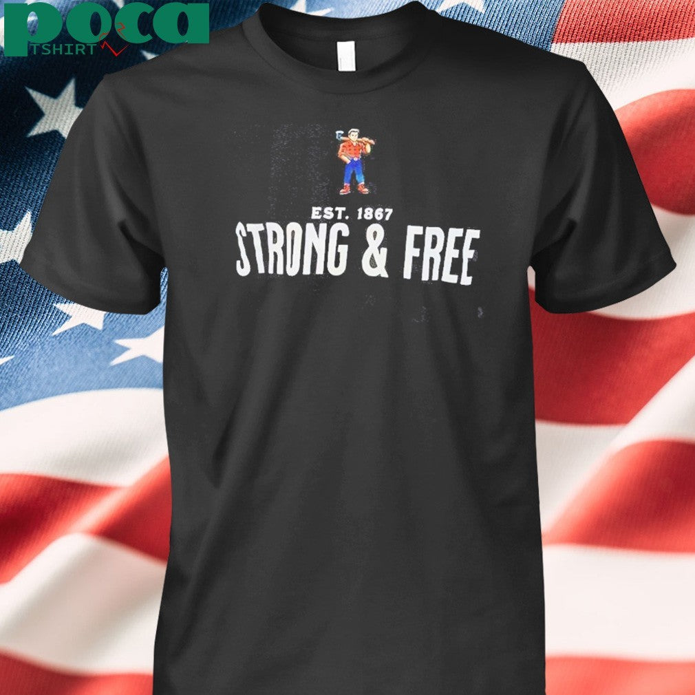 Awesome Strong And Free Est 1867 T-Shirt