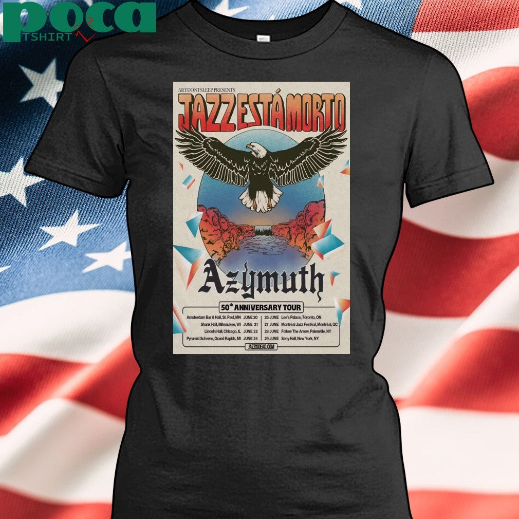 Azymuth Band 50th Anniversary Tour 2025 Poster Shirt
