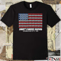 Jimmy’s Famous Seafood Crabcake City MD Crab USA Flag t-shirt