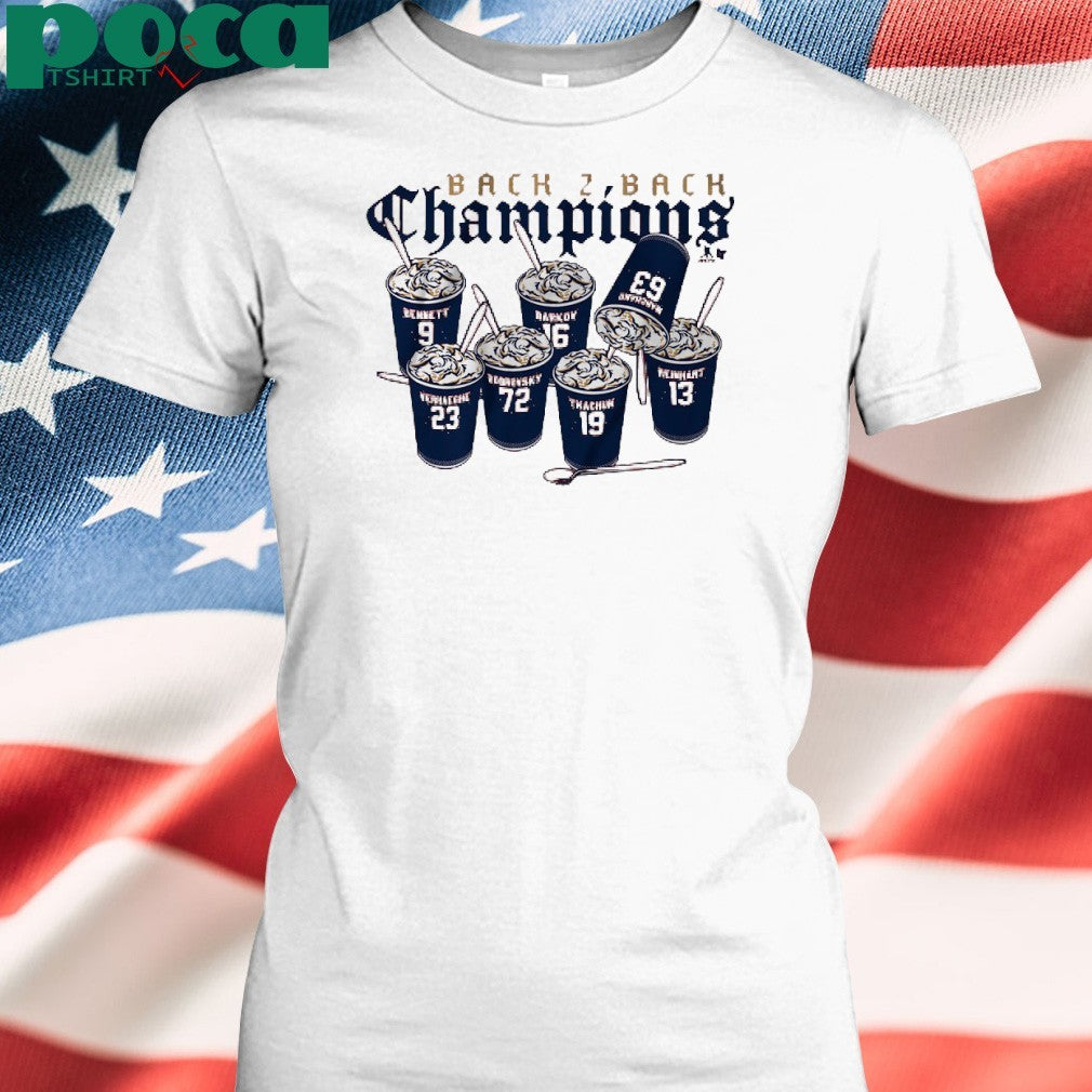 Back 2 Back Champions Florida Hockey Ice Cream T-shirt