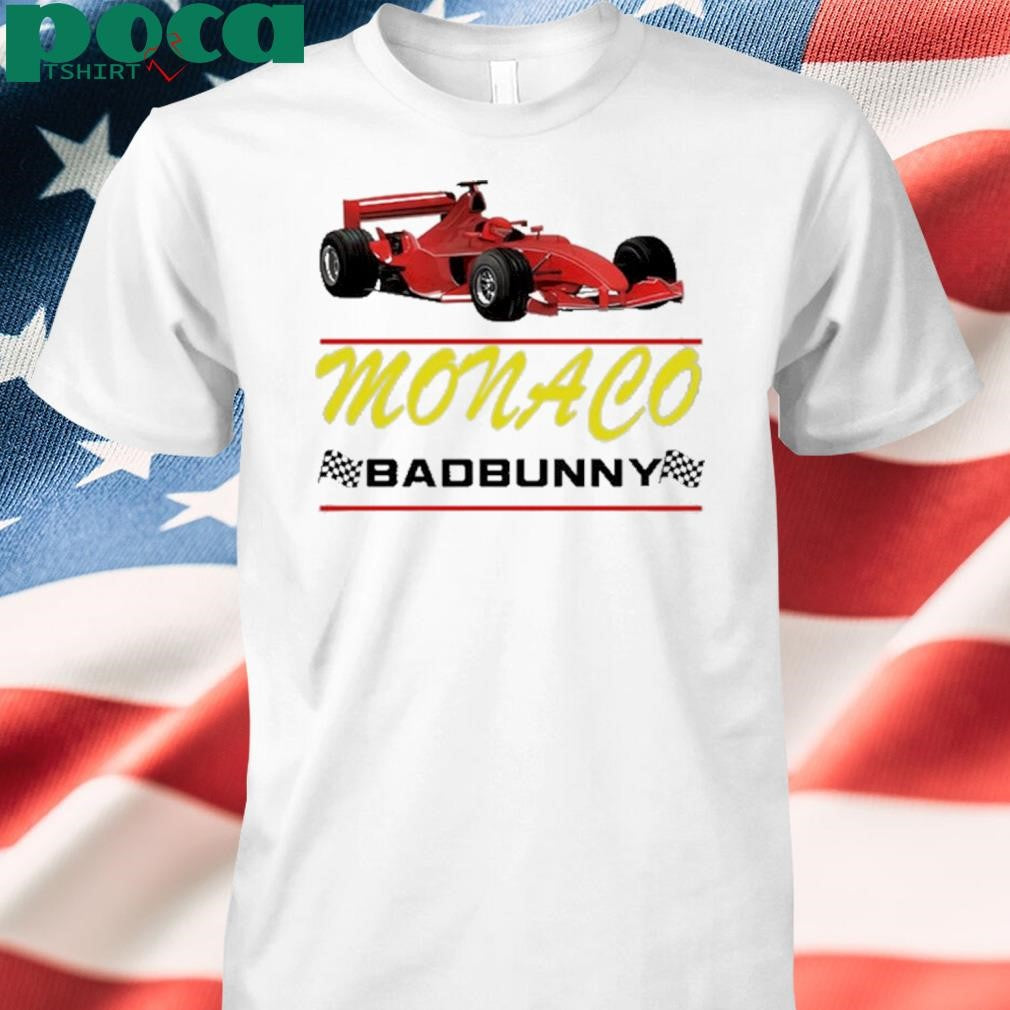Bad Bunny Most Wanted Monaco Race Car Tour Shirt