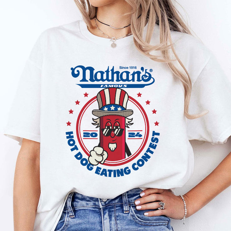 Badlands Booker 2024 Nathan’s Hot Dog Eating Contest Shirt