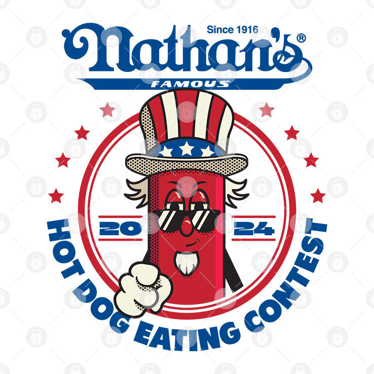 Badlands Booker 2024 Nathan’s Hot Dog Eating Contest Shirt