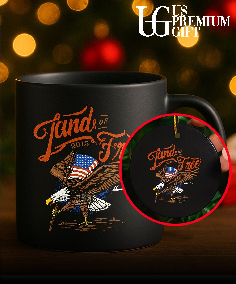 Bald Eagle American Flag Land of 2015 of Free shirt