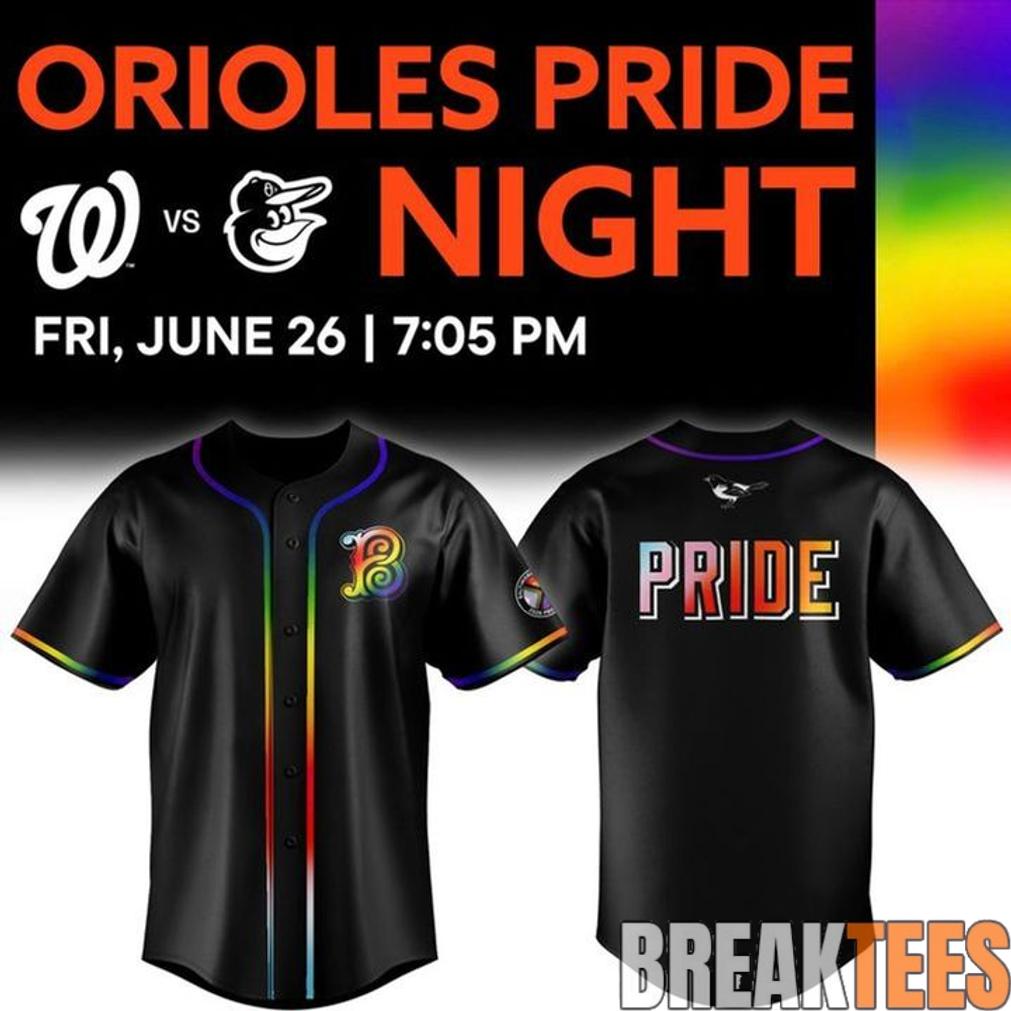 Baltimore Orioles x Pride Night Baseball Jersey