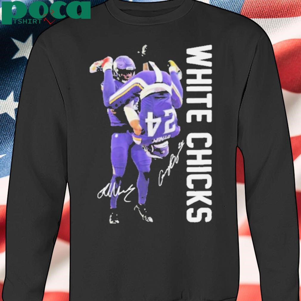 Baltimore Ravens White Chicks Signatures T Shirts