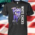 Baltimore Ravens White Chicks Signatures T Shirts