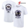 Baltimore Ravens heat wave beach vibes mascot shirt