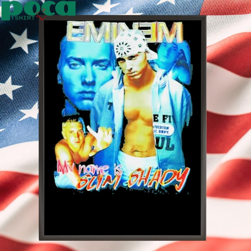 Bbnomula Wearing Eminem My Name Is Slim Shady Shirt