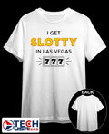 Beautiful wedding I get slotty in Las Vegas 777 shirt