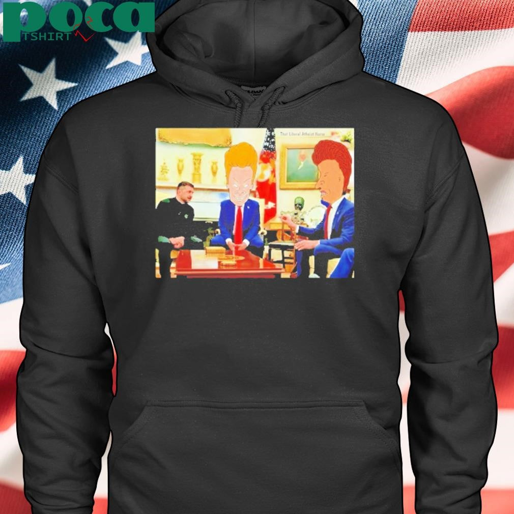 Beavis And Butt Head X Trump Zelensky Debate Shirt