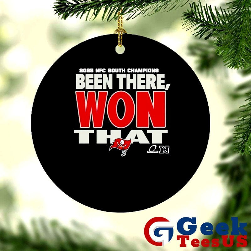 Been There Won That Tampa Bay Buccaneers 2025 NFC South Champions T-shirt