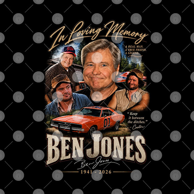 Ben Jones In Loving Memory 1941-2026 Memorial Tribute T Shirt