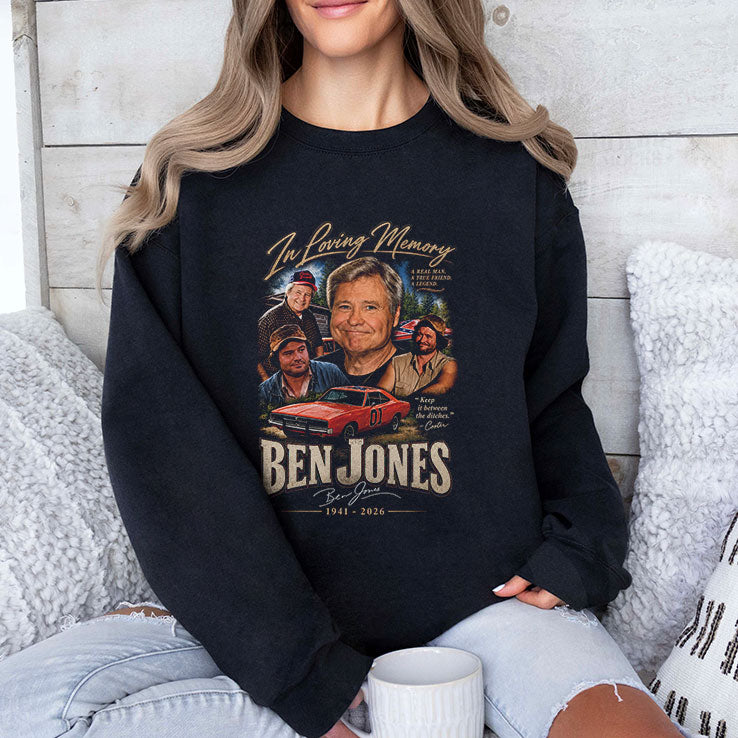 Ben Jones In Loving Memory 1941-2026 Memorial Tribute T Shirt