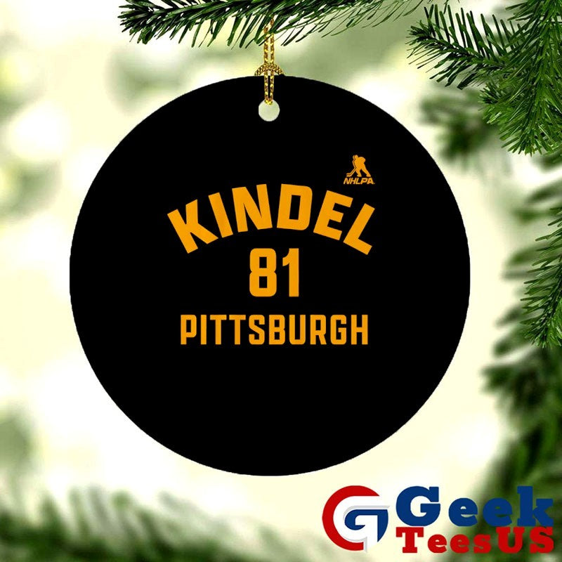 Ben Kindel 81 player Pittsburgh Penguins NHL shirt