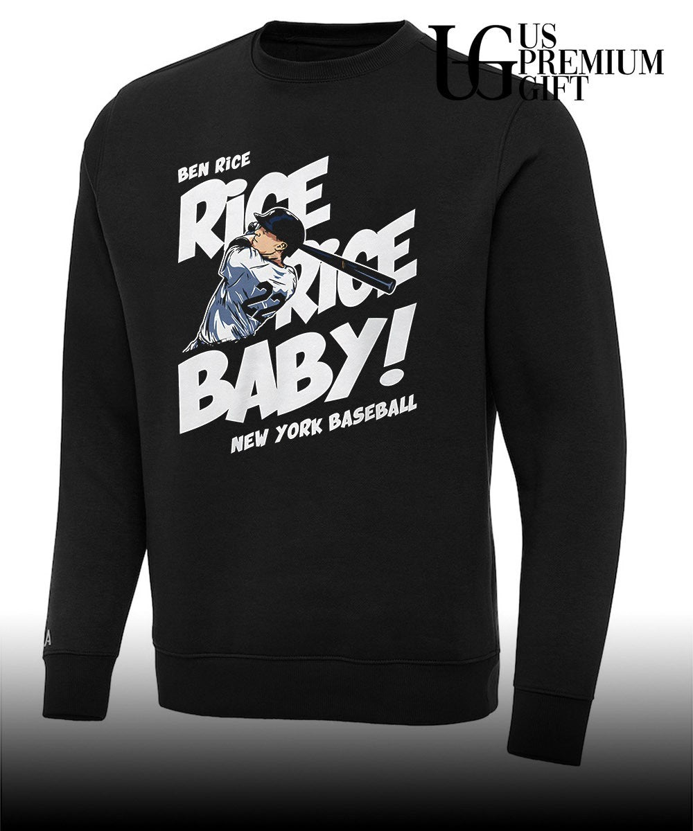 Ben Rice Rice Rice Baby New York Yankees Baseball shirt