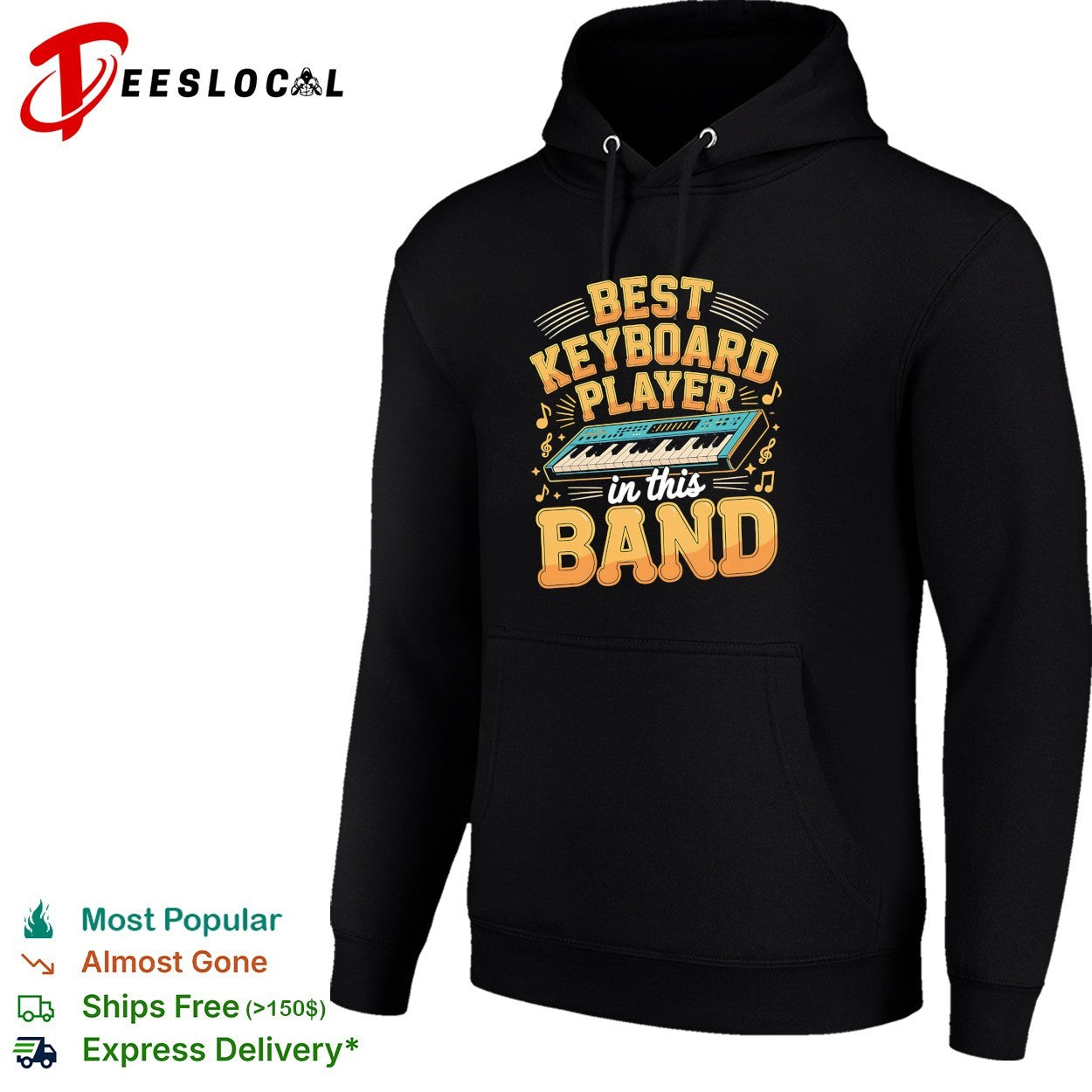 keyboard player in this band shirt