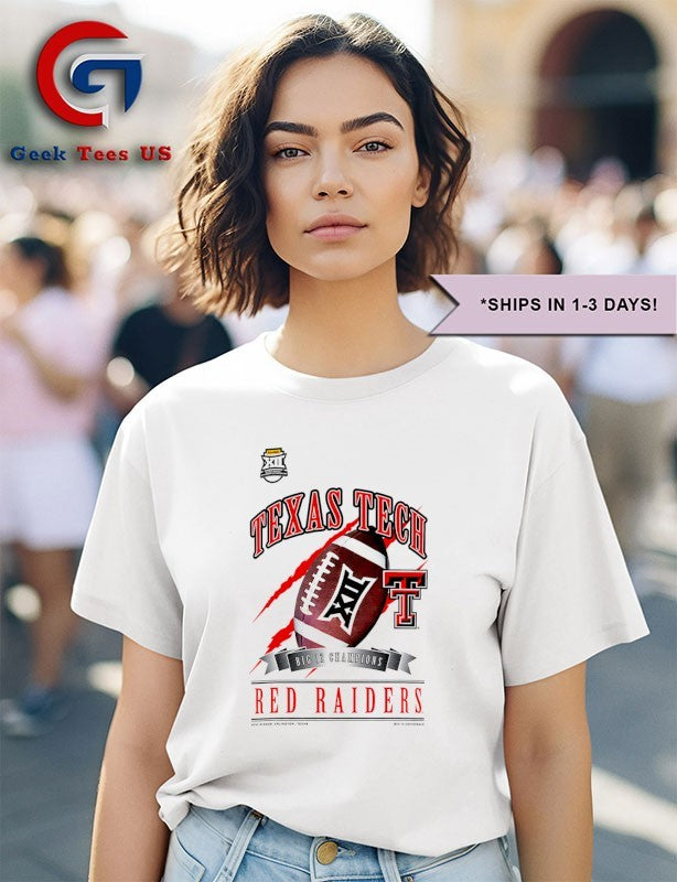 Big 12 Conference Champions Texas Tech Red Raiders football 2025 shirt