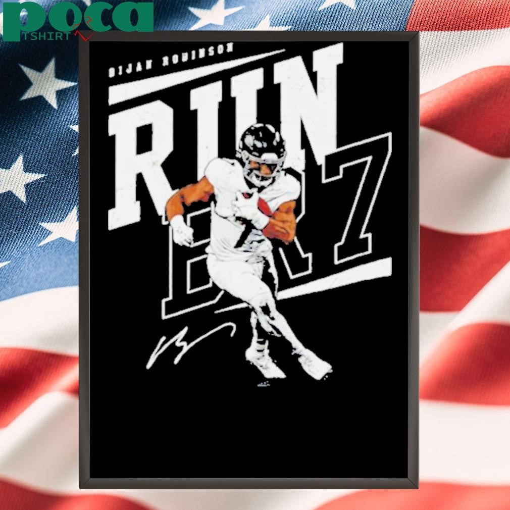 Bijan Robinson Atlanta Falcons Run Br 7 Football Signature shirt