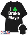 Bill Chisholm I love Drake Maye Patrick’s Day Irish Shamrock shirt