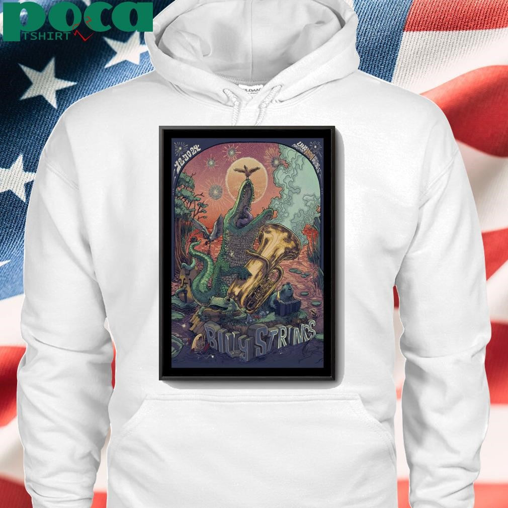 Billy Strings December 30 2024 In New Orleans, LA Tour Poster shirt