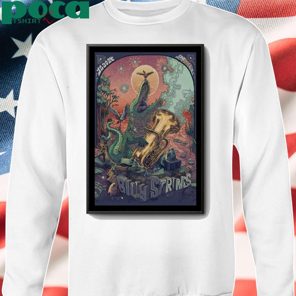 Billy Strings December 30 2024 In New Orleans, LA Tour Poster shirt