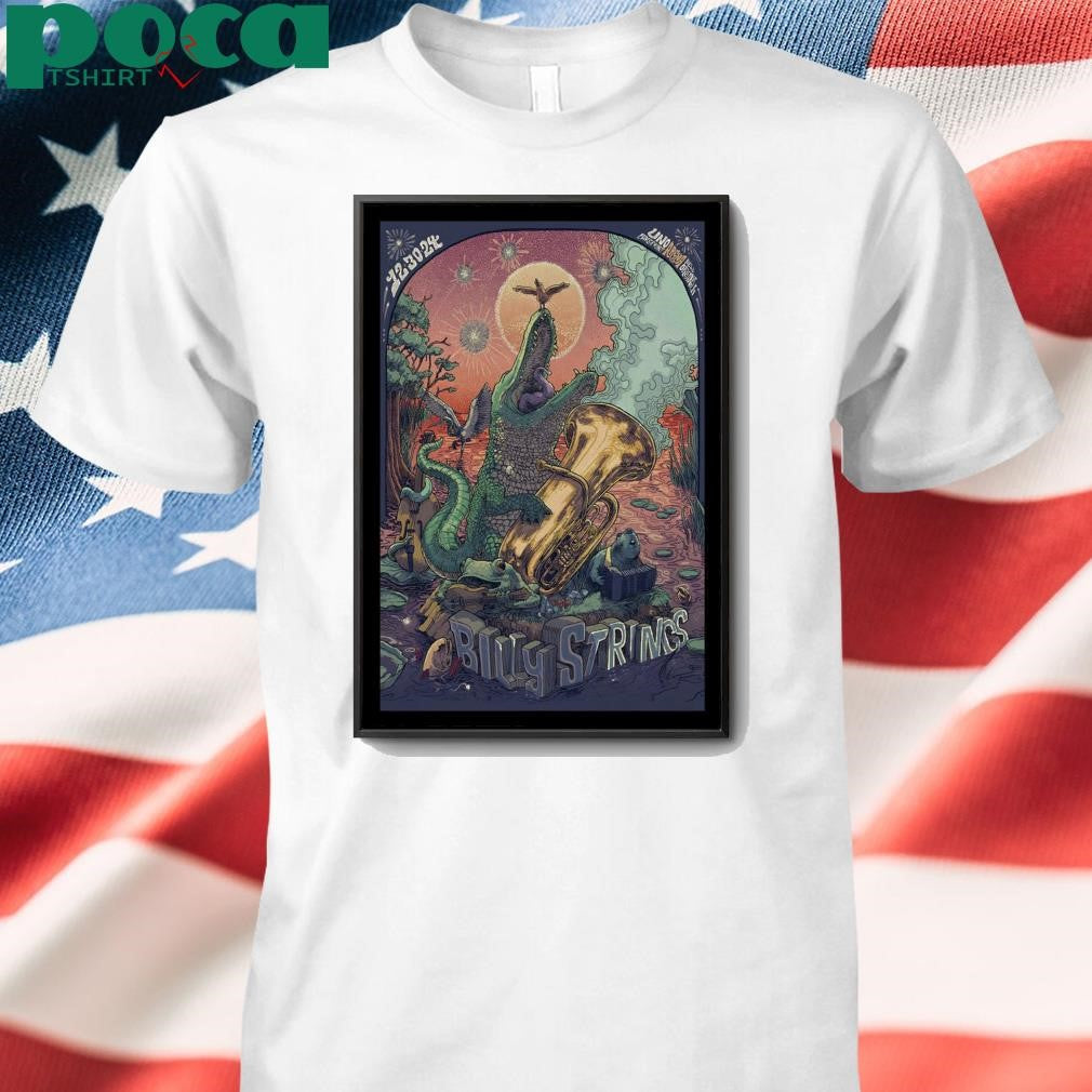 Billy Strings December 30 2024 In New Orleans, LA Tour Poster shirt