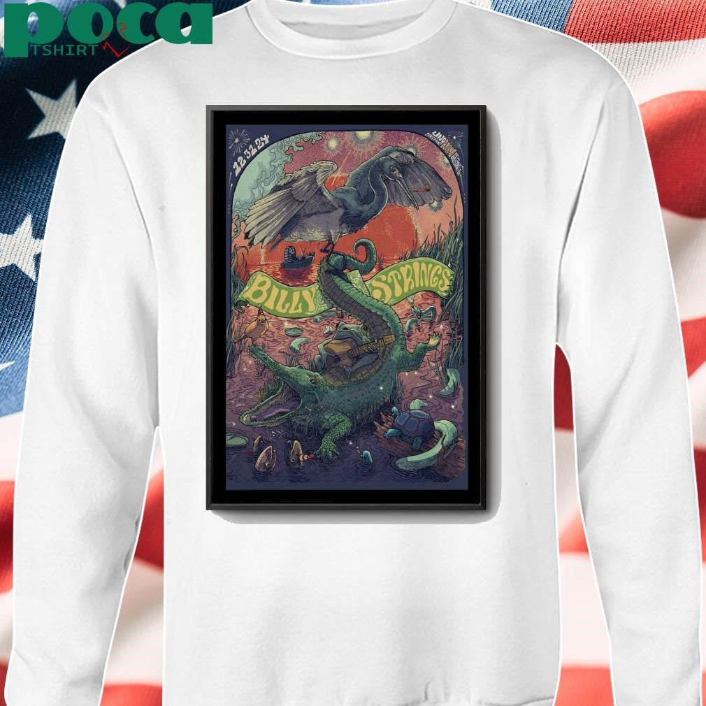 Billy Strings December 31 2024 In New Orleans, LA Tour Poster shirt