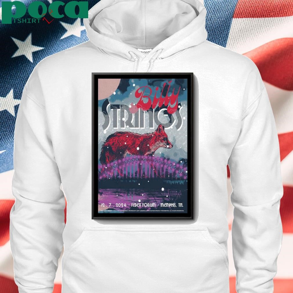 Billy Strings FedEx Forum Memphis TN December 7 2024 Poster shirt