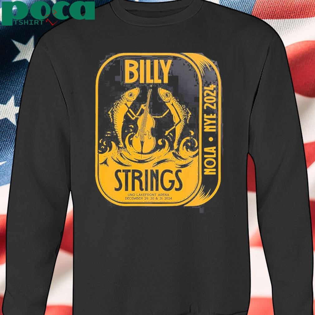 Billy Strings NYE 2024 Black Sardines Tee Unisex T-Shirt