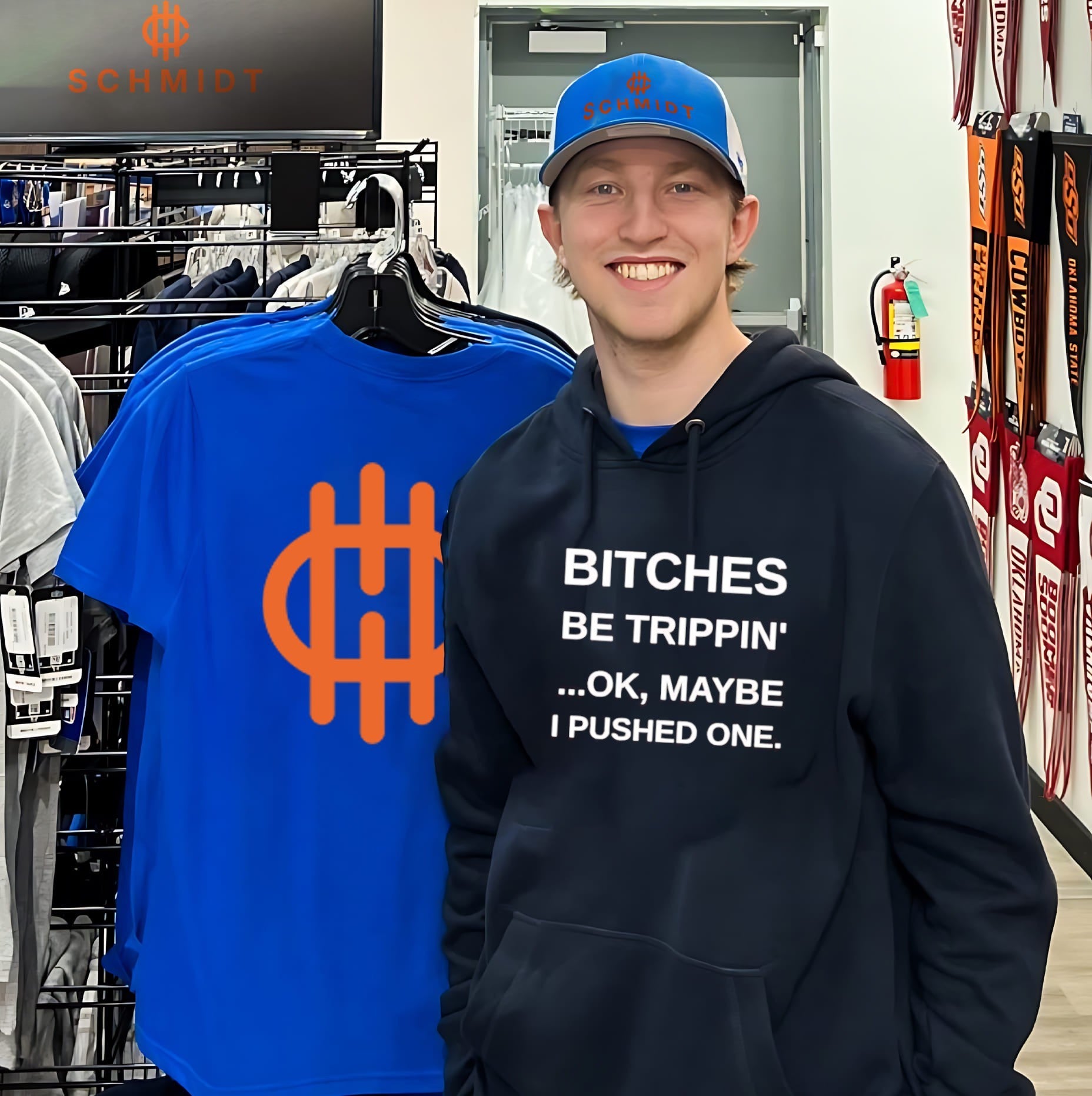 Bitches Be Trippin’ Ok Maybe I Pushed One shirt
