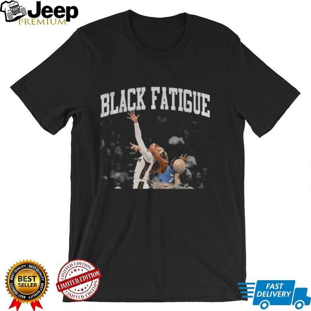 Black Fatigue Sophie Cunningham vs DiJonai WNBA moment shirt