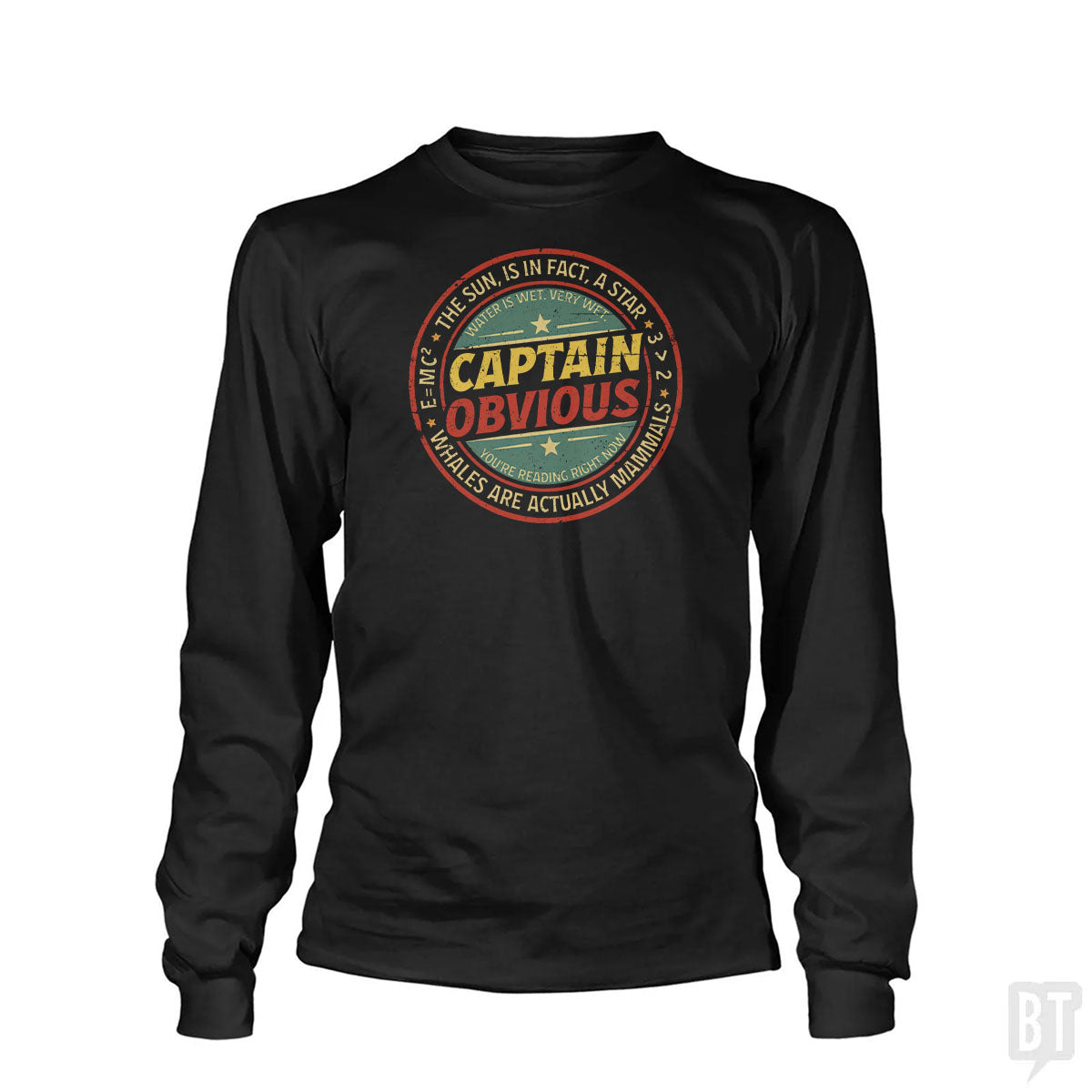 Captain Obvious Long Sleeve