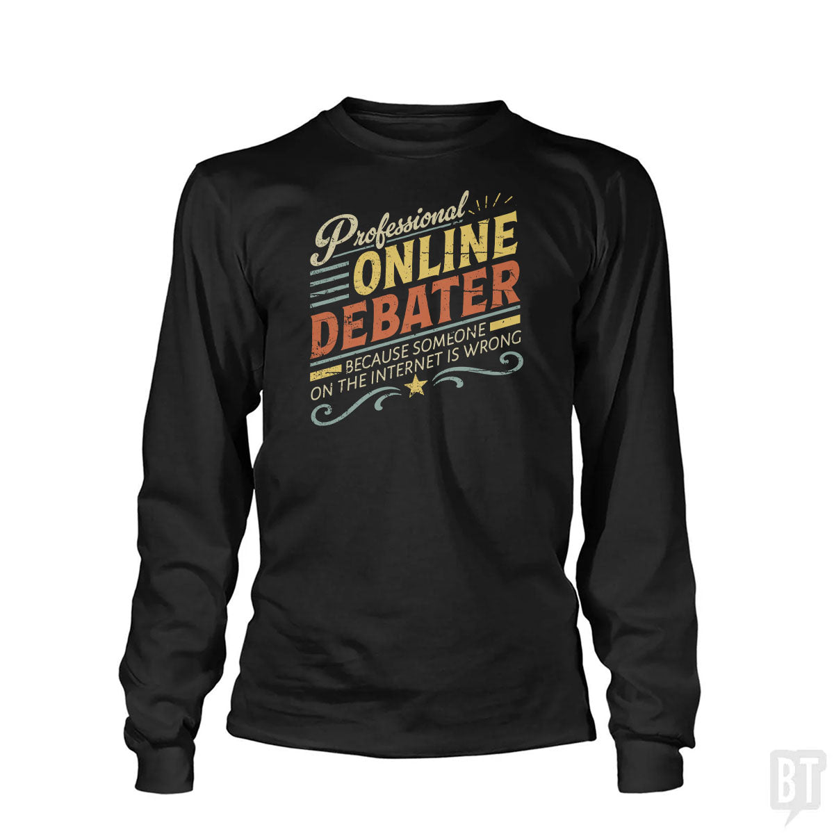 Professional Online Debater Long Sleeve
